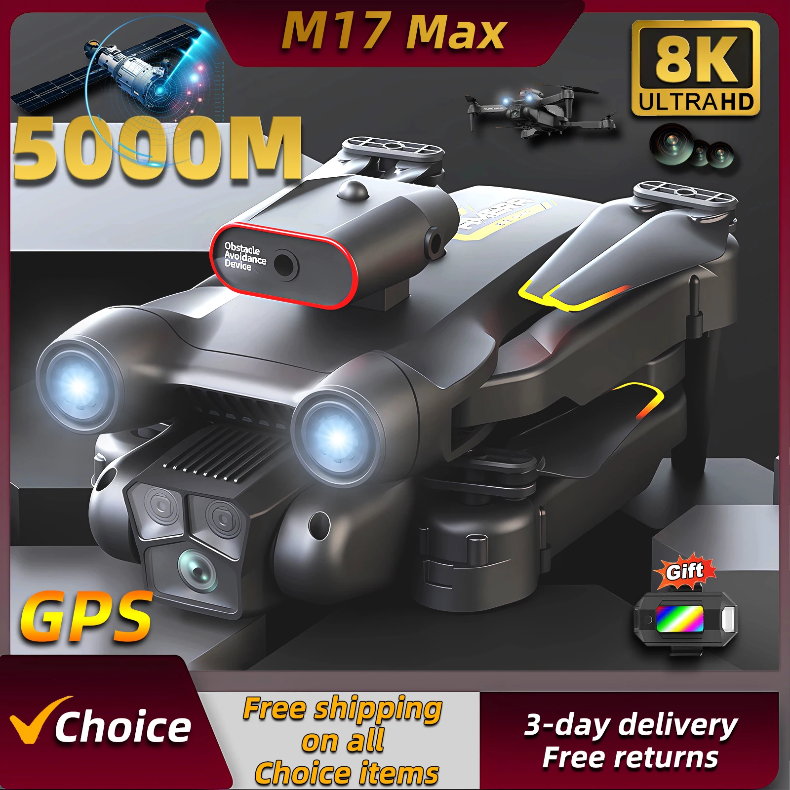 Drone Multispectral - Drone Baru M17 Max 8K Profesional