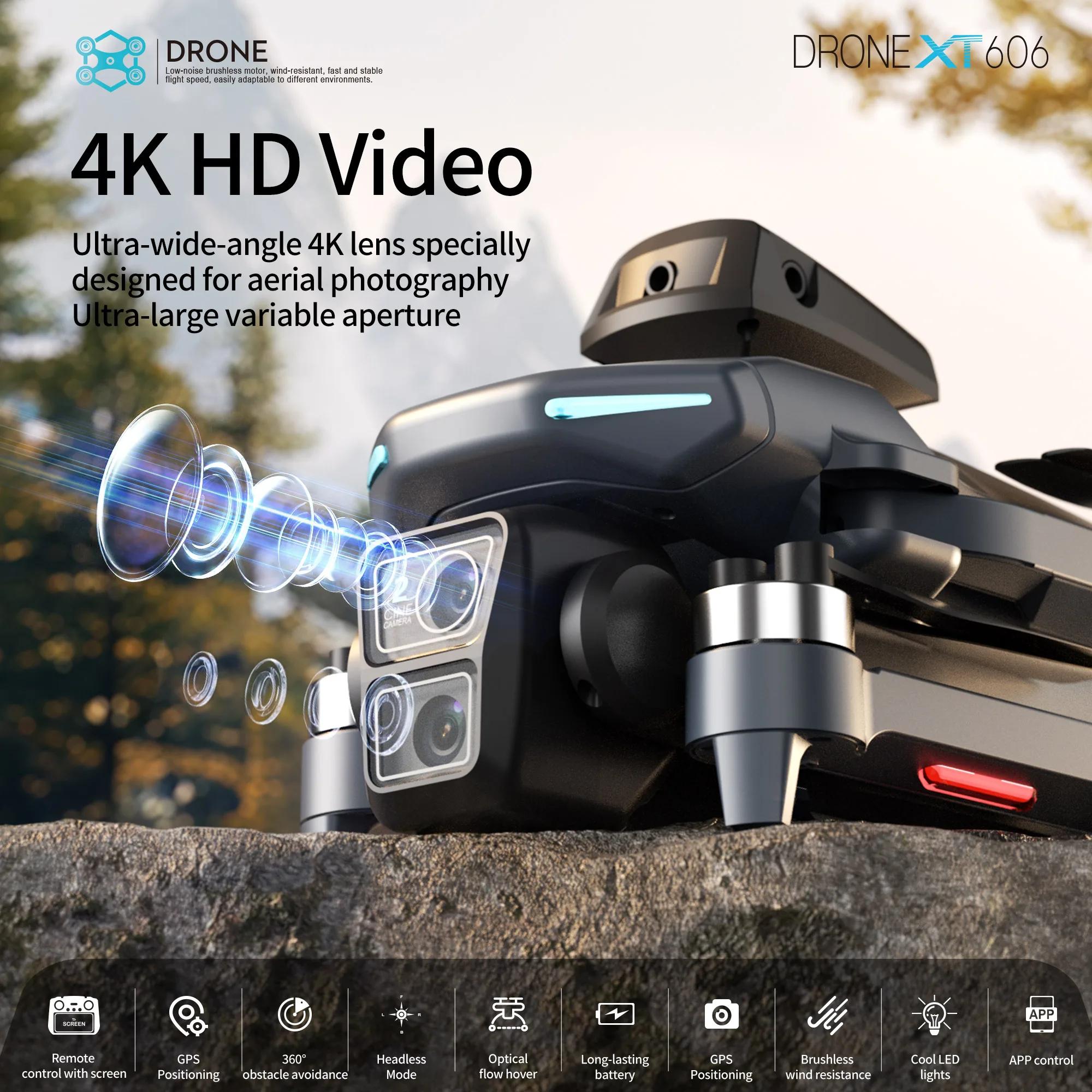 Drone Profesional XT606 Origin - Drone Multispectral ulasan dan harga