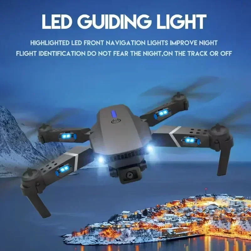 E88 Pro Drone FPV kamera sudut - Drone Lidar ulasan dan harga